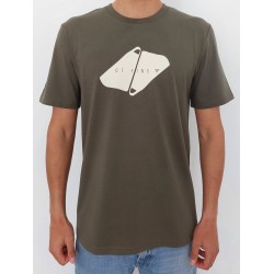 GT BOARDS TEE GT FINS KHAKI